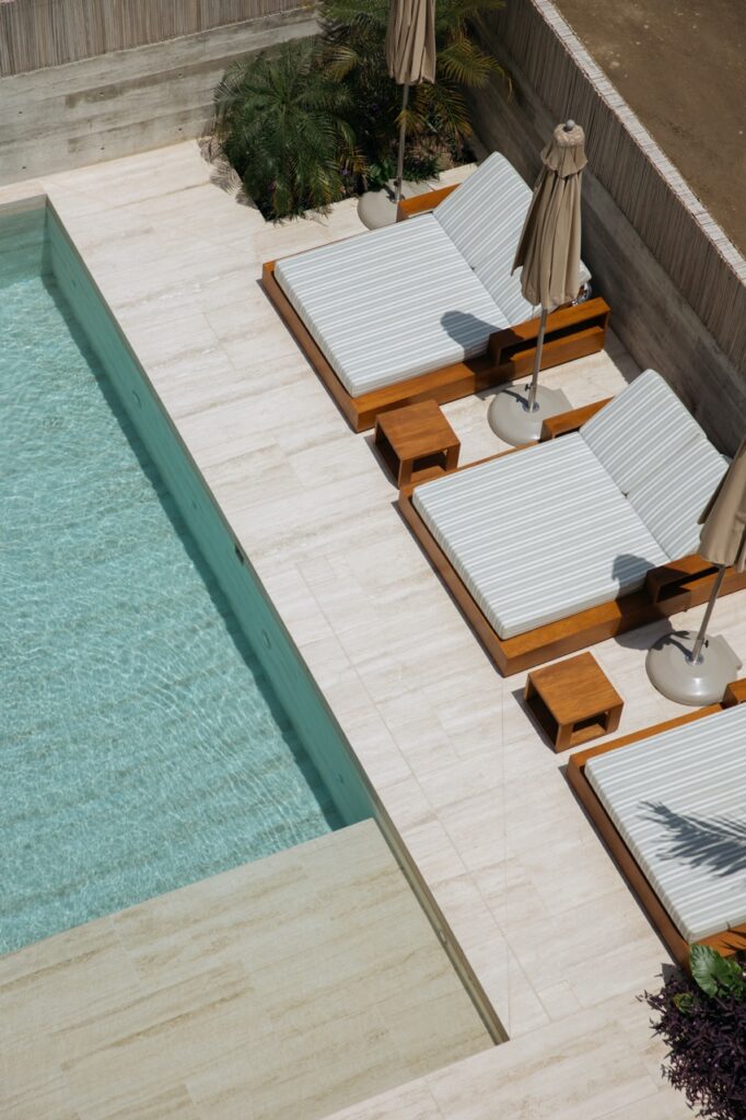 Pool at WEYkiki boutique hotel in Puerto Escondido