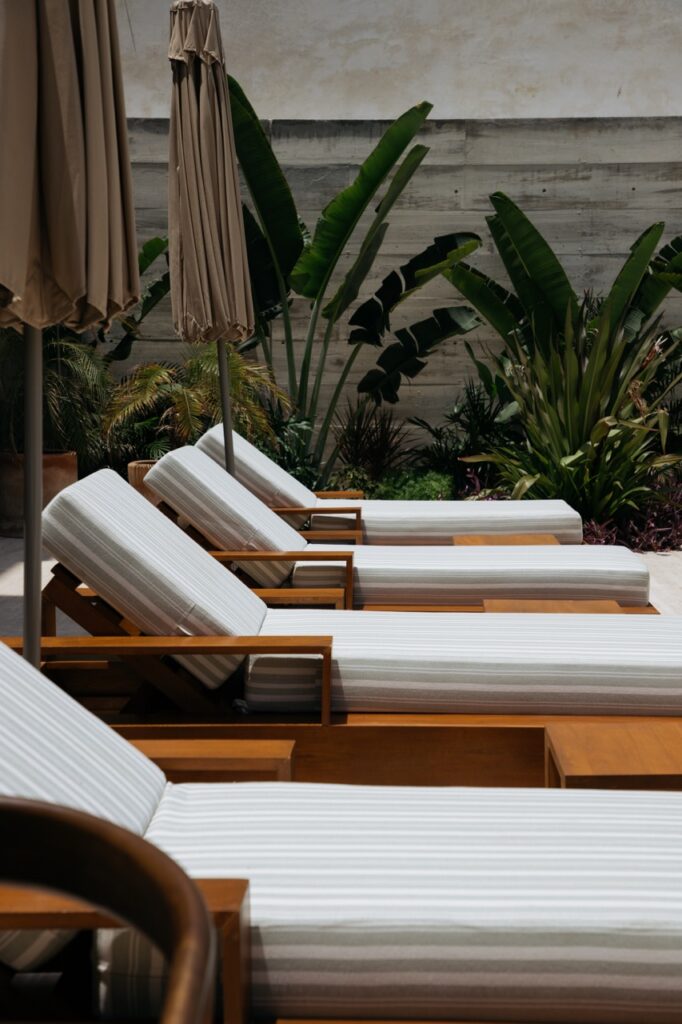 Pool at WEYkiki boutique hotel in Puerto Escondido